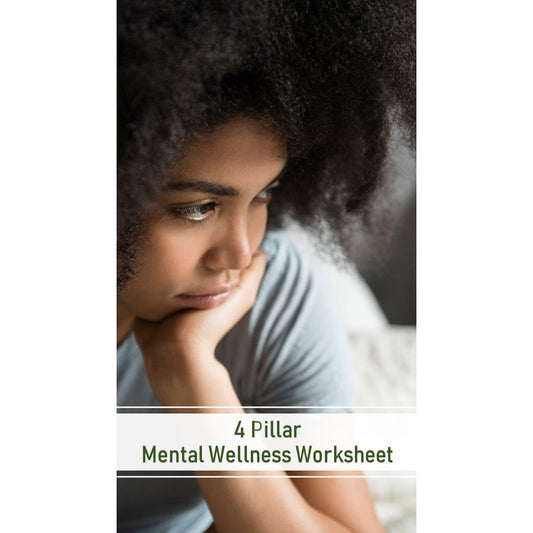 4 Pillar Mental Wellness Worksheet